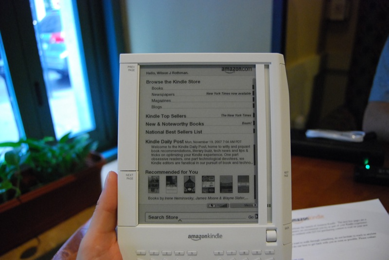 Illustration for article titled Amazon Kindle Hands-On and Questions Answered (Gallery)